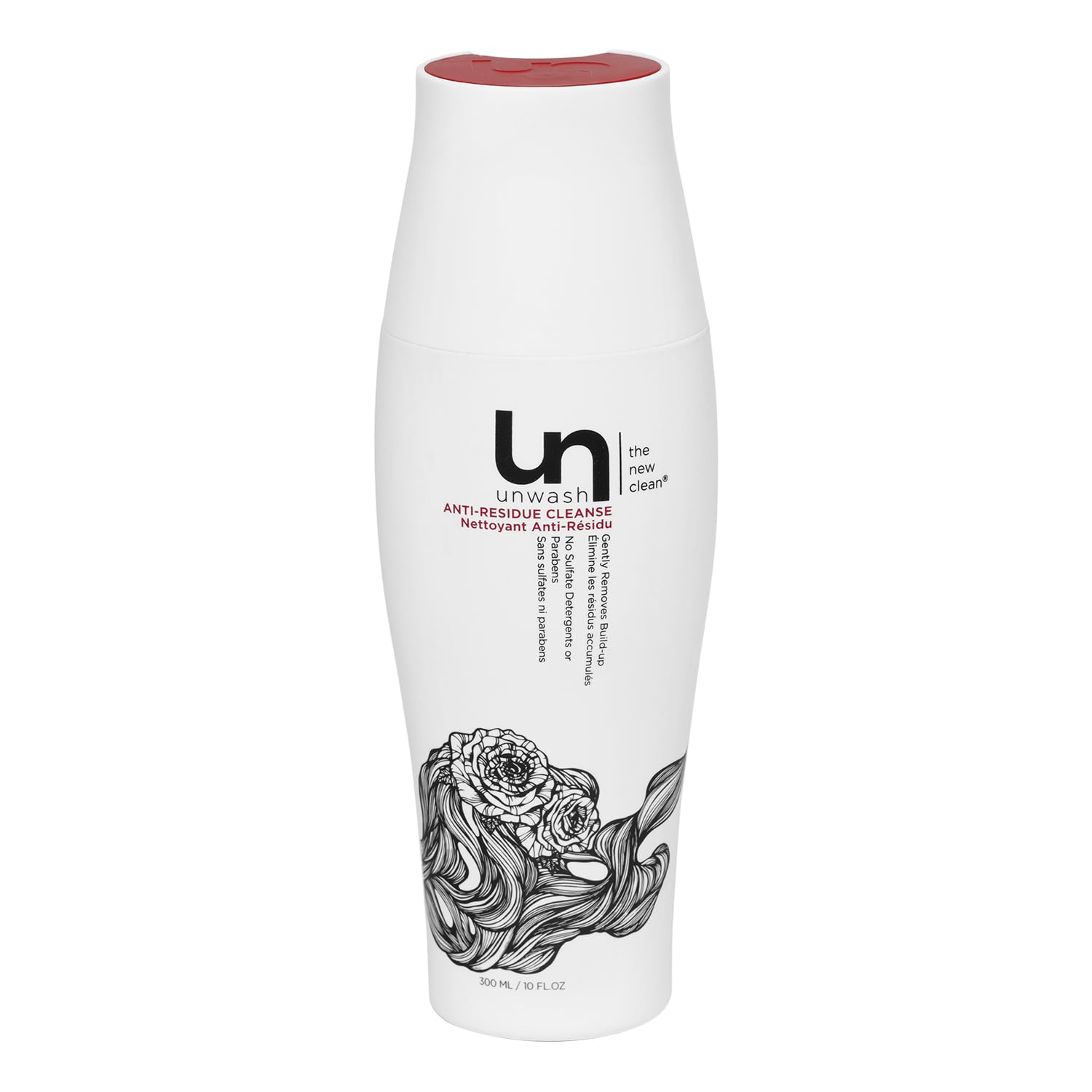 Unwash Anti-Residue Cleanse - Gentle, Ph-Balanced Clarifying Shampoo for Build Up Dirt and Oil, Safe for All Hair Types, 10 fl oz