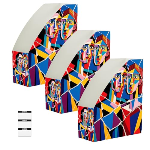 Boîtes de rangement documents pliables pour trier les papiers de bureau - 2