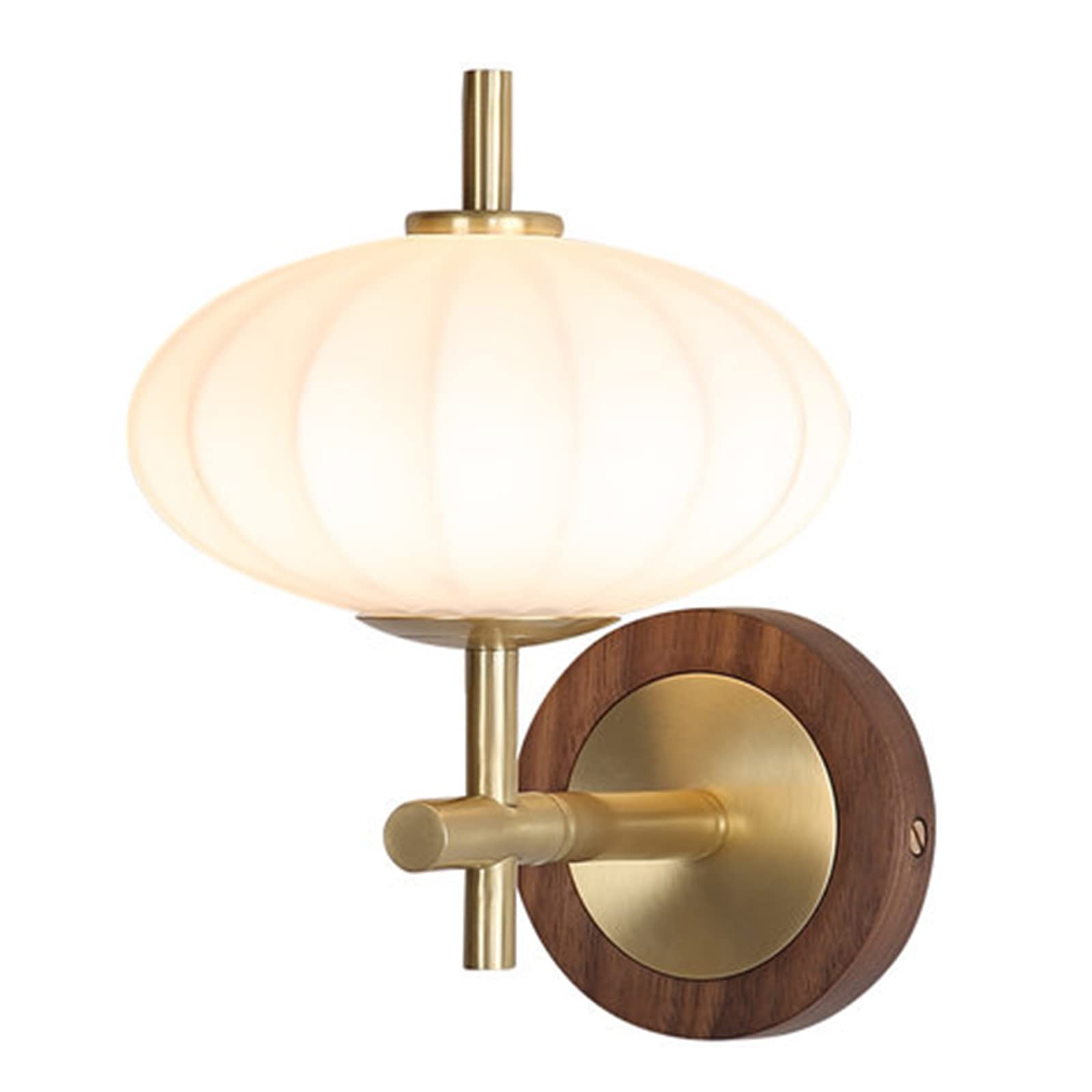 Accesorio de iluminación AMUCK de diseño interior moderno en madera natural y vidrio 8