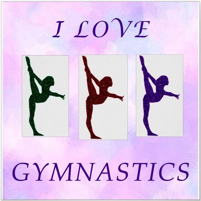 925 Sterling Silver Gymnastics Stud Earrings: Heart Gymnastics Gifts for Women Round Crystal Gymnast Stud Earrings Fashion Jewelry Gift for Daughter Niece - Image 6