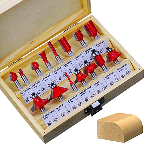 Industrial Tungsten Carbide Router Bits 15 PCS W in Pakistan