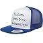 White Front/Royal Flatbill Trucker