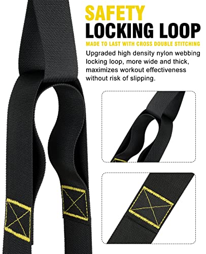 Home-Resistance-Training-Kit-Resistance-Trainer-Fitness-Straps-for-Full-Body-Workout-Bodyweight-Resistance-Bands-with-Handles-Door-Anchor-Workout-Guide-for-Home-Gym-Resistance-Black-Yellow
