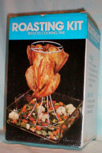 Roasting Kit -- Reduces Cooking Time Up To 1/4 -- Chrome Plated Metal, 8 - 8