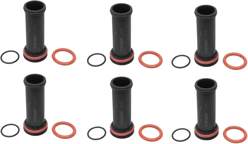 Jogo de tubos de vela de ignição FEBI para Porsche 996 e 986 – 6 unidades