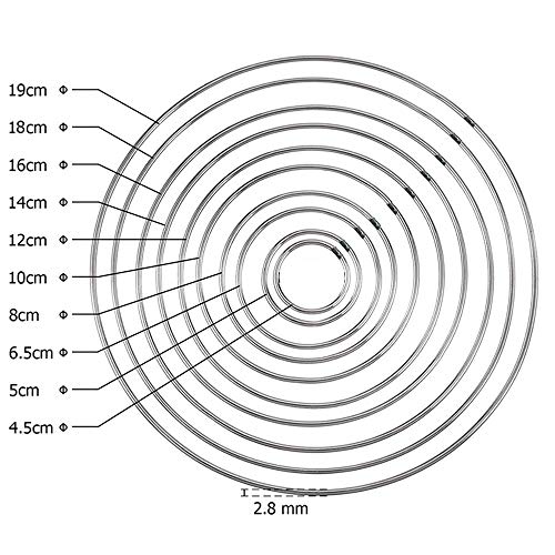 Amaoma Cerchi per Acchiappasogni Cerchi in Metallo...