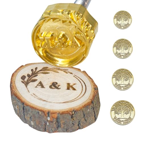 Custom Branding Iron for Wood,Wood Branding Iron Personalized-Custom Logo Wood Burning Stamp,Personalized Wood Branding Iron with Your Logo/Text for Wood Leather Food Wedding Design