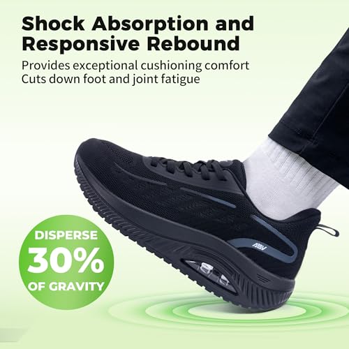 Image of RomenSi Women Arch Support Walking Shoes Plantar Fasciitis Sneakers Orthotic Tennis Shoes for Gym Workout All Day US 6-11