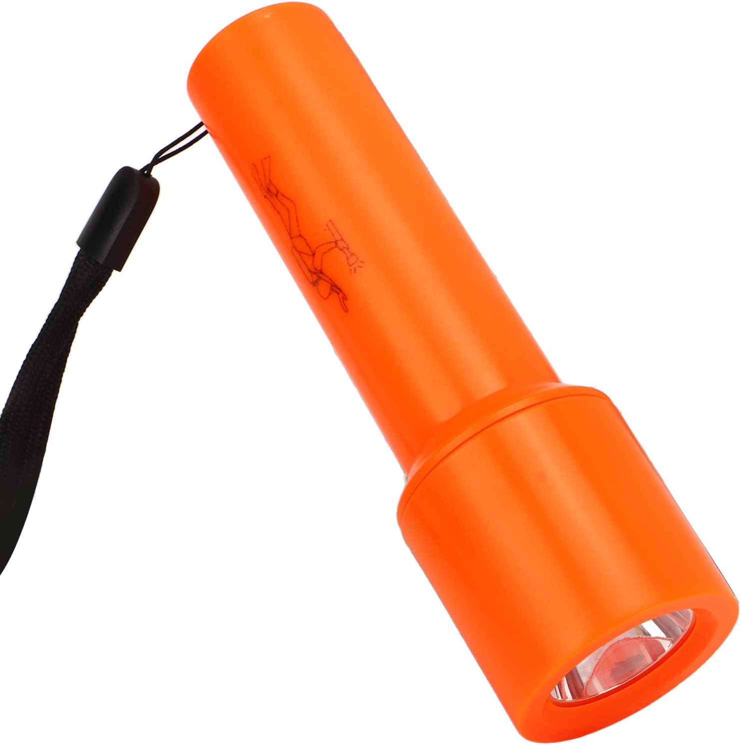 LED Underwater Torch Lamp with High Brightness and Long Range Dive Flashlight - ABS Design for Night Fishing and Outdoor Diving