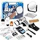 deAO Stylist Friseur Friseursalon Rollenspielset mit Haartrockner, Lockenstab und Styling-Zubehör inklusive für Kinder, Haarstyling-Set für Kinder (17stk)