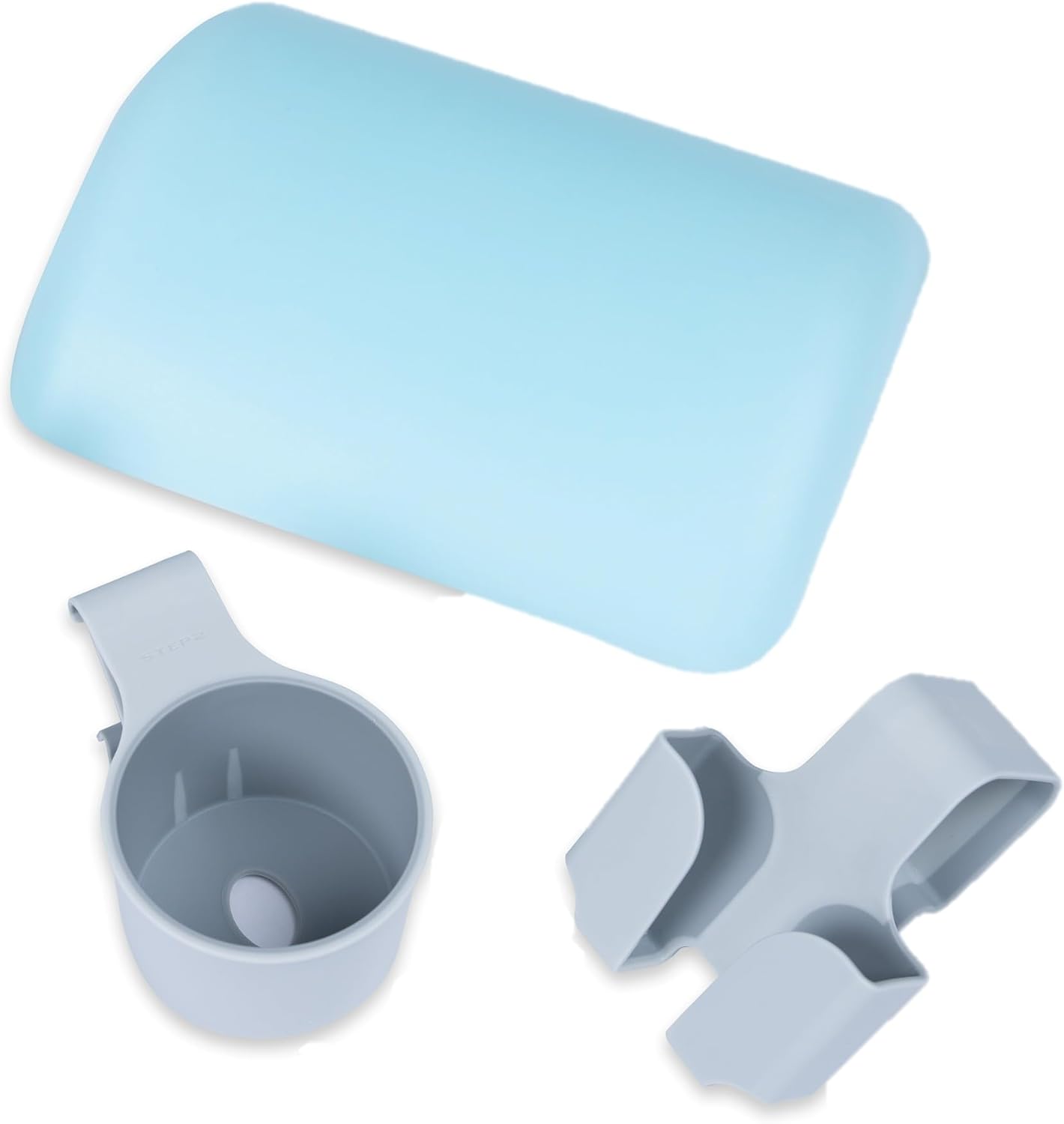 Step2 Vero Pool Lounger 3-Piece Accessories Set, Pillow, Cup Holder, Phone Mount, Compatible with Vero Collection, Blue