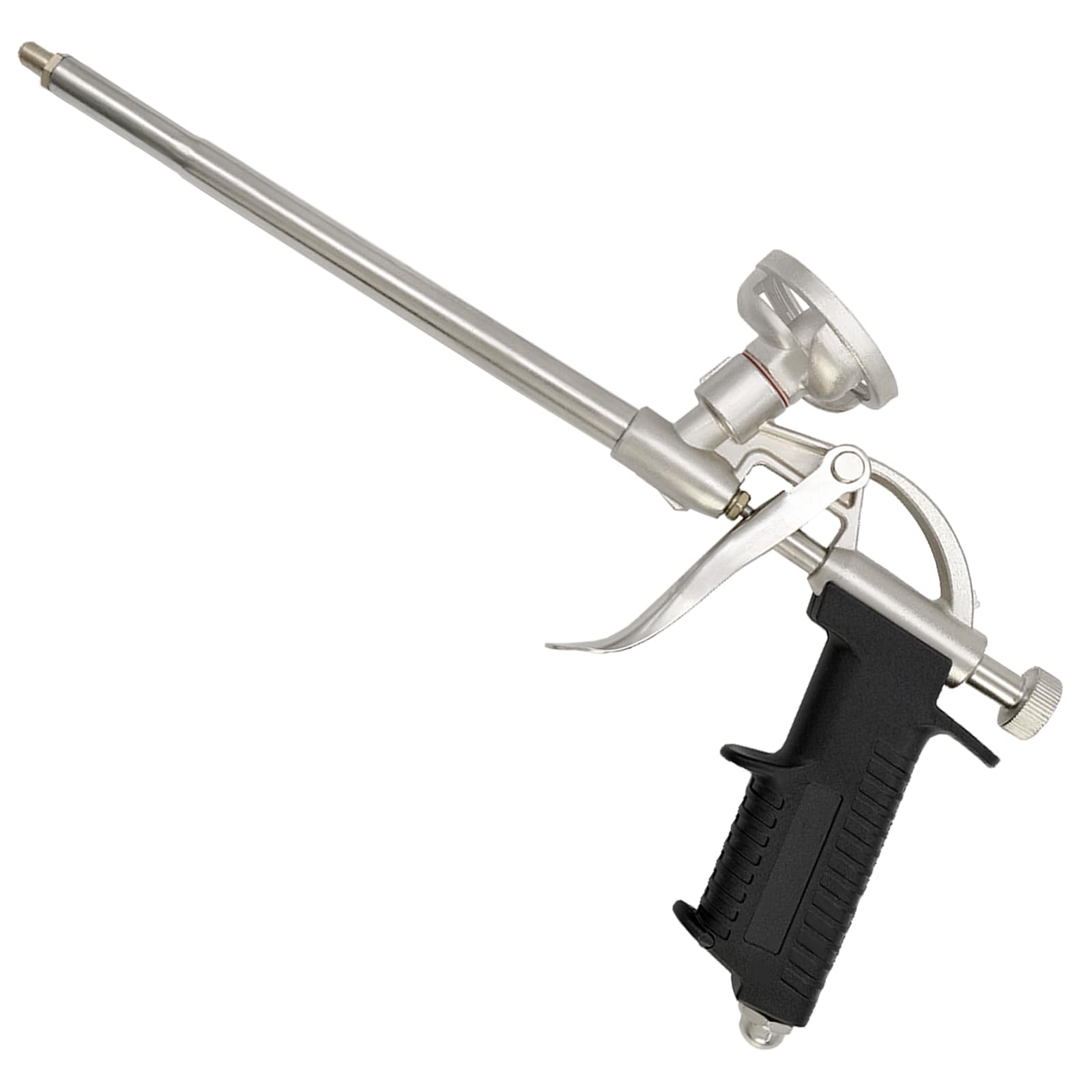 Mritrit Expanding Foam Gun, PU Foam Gun with Rubberised Handle, Metal Construction Spray for Caulking, Filling and Sealing Insulation