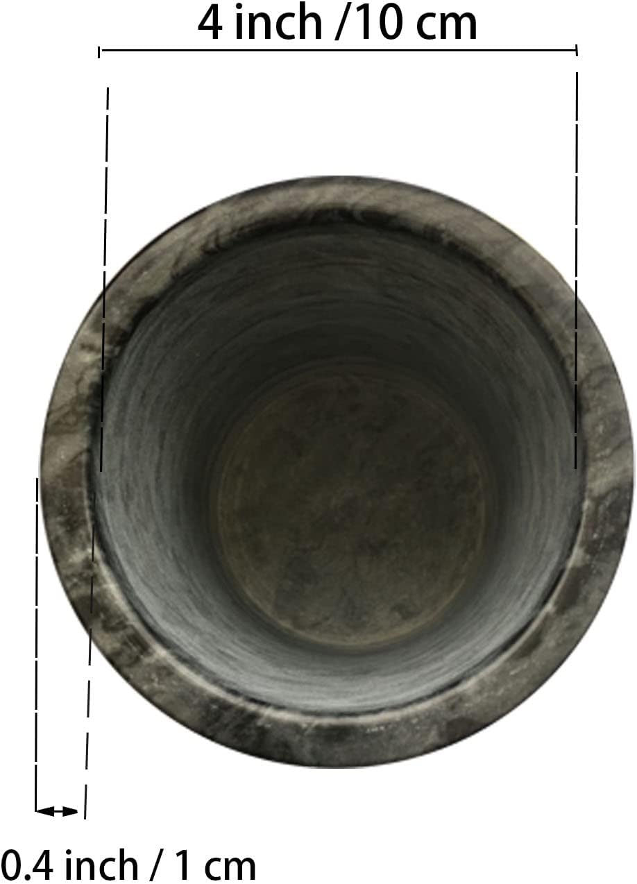 Marble Wine Cooler，Suitable for Wine Barrels or Champagne Cooler 750 ml Bottles, Ideal Gift for Wine Enthusiasts（black）