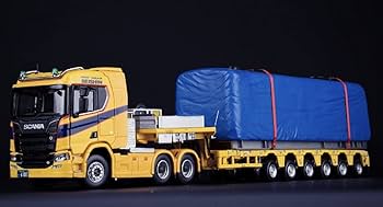 Amazon | IMC 1/50 Scania R Serie 6x4 Nooteboom low loader 世新建設