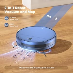 ZCWA Robot Vacuum and Mop Combo, 2 in 1 Mopping Robot Vacuum Cleaner with WiFi/App, Robotic Vacuum with 2300Pa Suction, Slim, Self-Charging, Ideal for Hard Floor, Pet Hair and Low Pile Carpet ZCWA Robot Vacuum and Mop Combo 2 in 1 Mopping Robot Vacuum Cleaner with WiFiApp Robotic Vacuum with 2300Pa Suction Slim Self Charging Ideal for Hard Floor Pet Hair and Low Pile Carpet