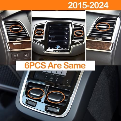 Bouton climatisation Volvo XC90 kit réparation clip grille aération 2016-2024 - 7