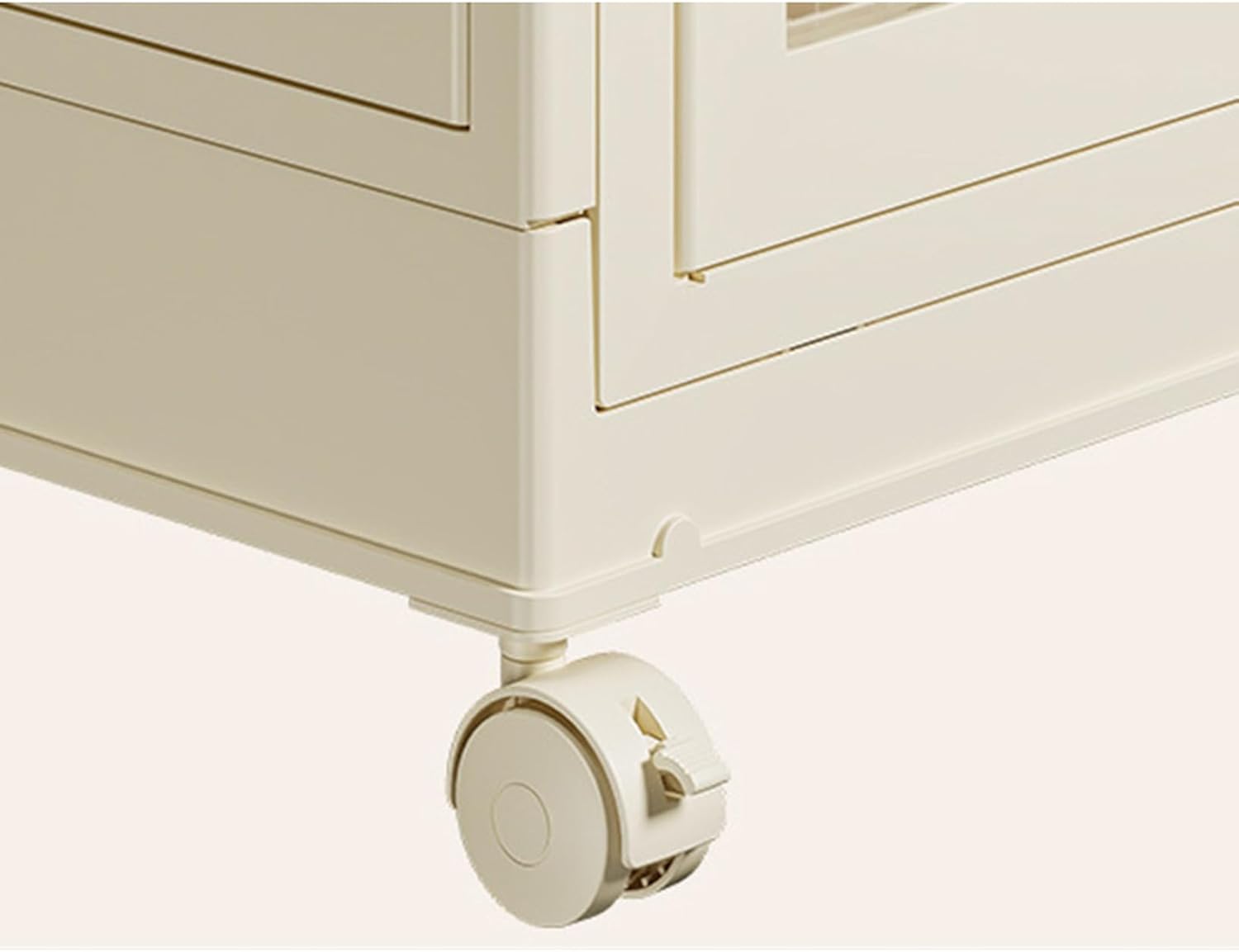 [SDS] ワードローブ クローゼット 洋服ダンス 洋服収納ラック 積み重ね 一体折りたたみ式 扉付き 大型 プラスチック タイプ2