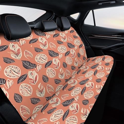Fundas de asiento de coche universales y lavables con diseño de hojas simples 4