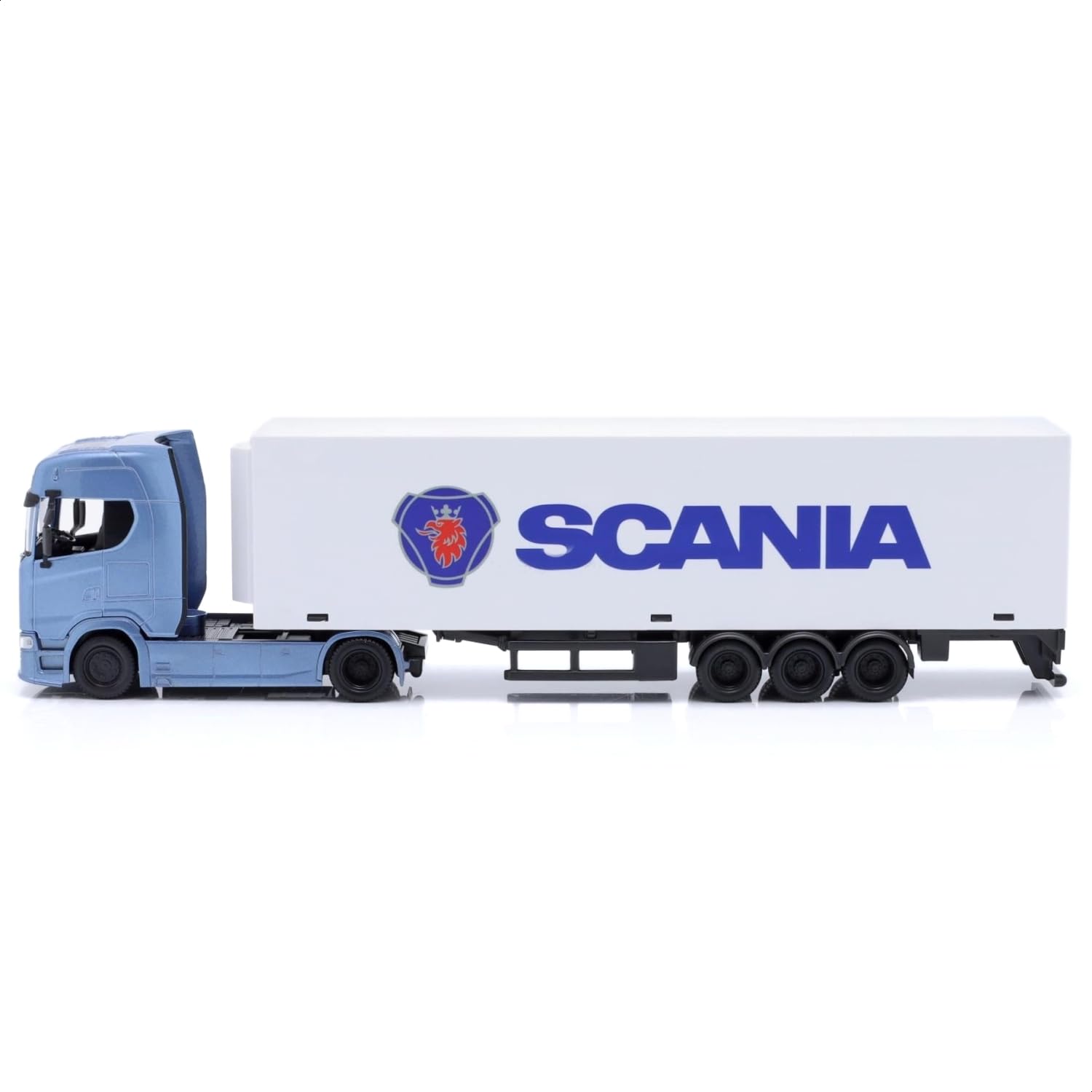 SCANIA 770S 1:43 Bburago 18-31468 CAMION BLU CON SUPPORTO