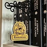 1 Stück Buchladen-Schilder Im-Tavernenstil, Tavernen-Design, Bücherregal-Dekoration,Genre-Regaletiketten Mit Aufhängevorrichtung,Genre-Schilder Für Bücherregale Für Zuhause, Bibliothek, Bücher