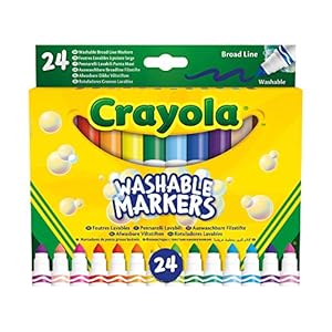 Crayola 586570 24Ct Broadline Markers (Washable)