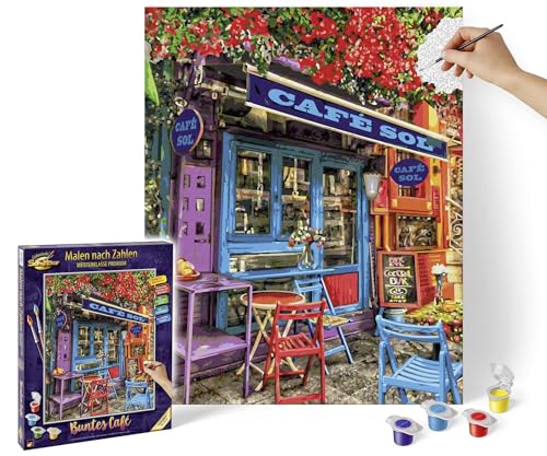 Schipper 609130903 Peinture par numéros - Café coloré - Images de peinture pour adultes -...