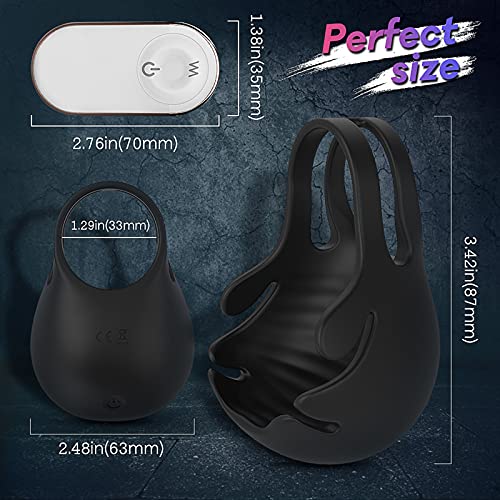 Vibrador testículos y próstata Dacys de silicona con mando a distancia 2