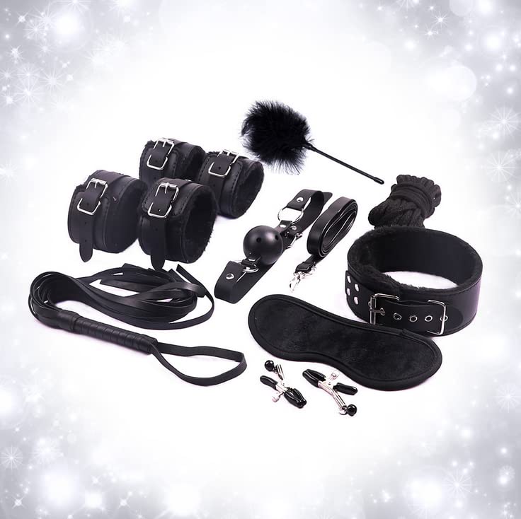9 Piezas de Cuero Pareja Juguetes látigo ŠẹX mẹnottes ŠẹX Toy Sport Accesorios de Fitness