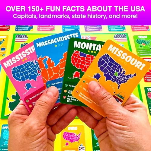 QUOKKA Juego de mesa States of America para niños 8-12 años miniatura 3
