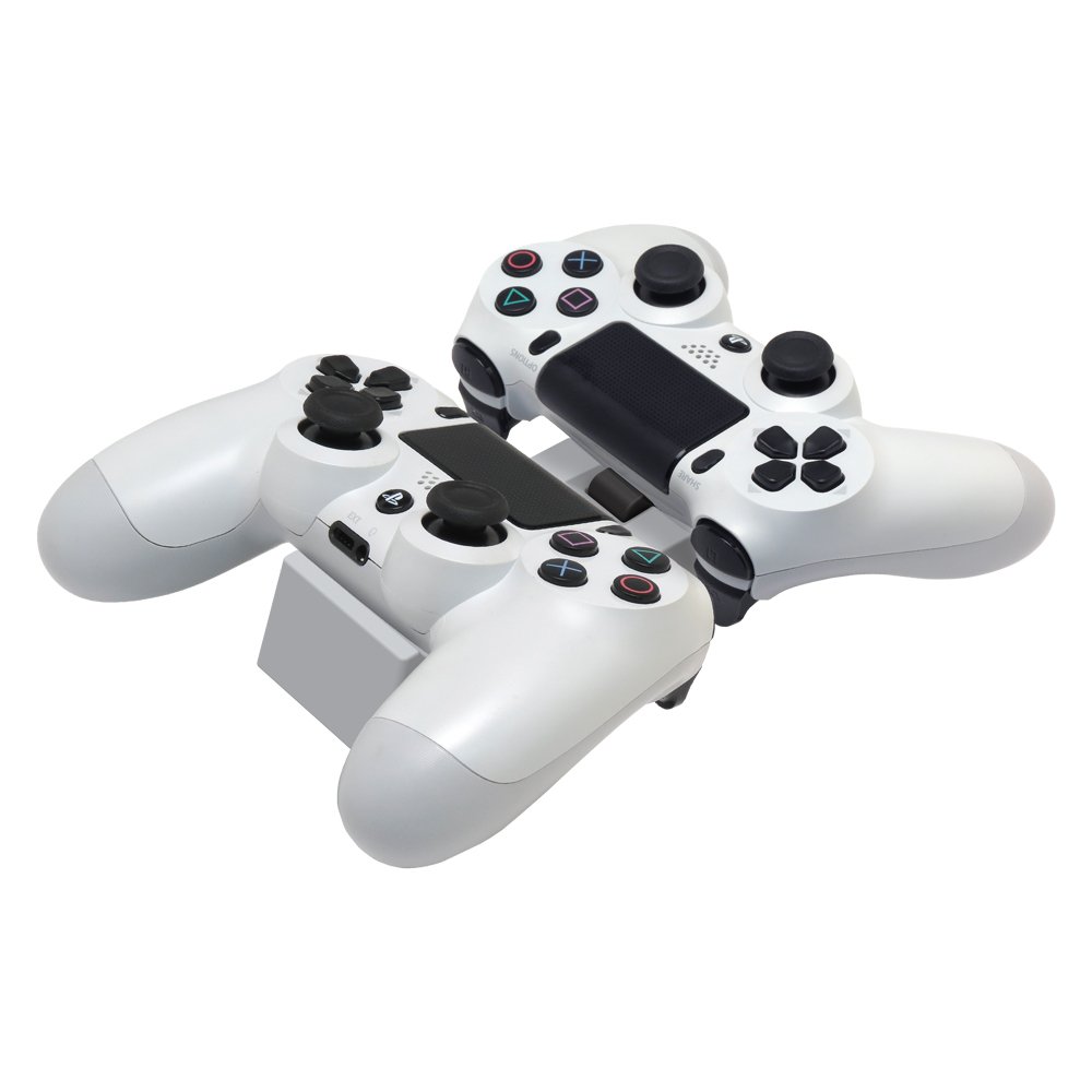 Amazon.co.jp: 置くだけ充電スタンド for DUALSHOCK 4 ホワイト : ゲーム