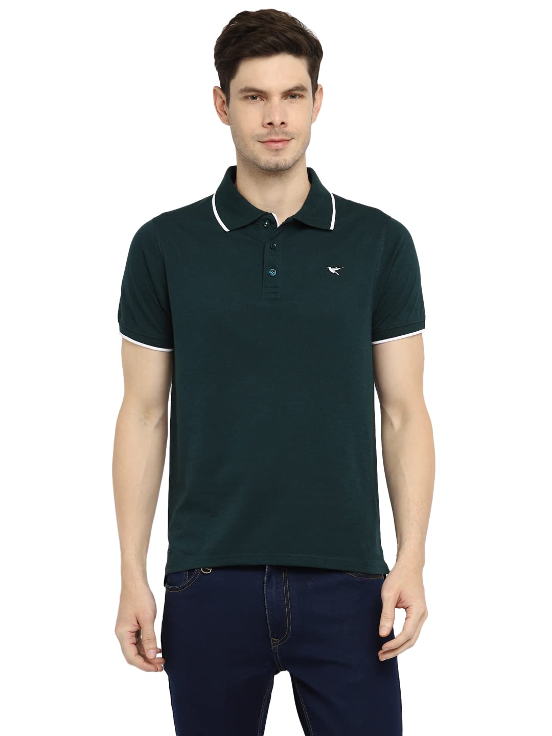 DenikloMen's Solid Regular Polo Shirt