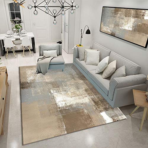 Preisvergleich Produktbild GSOLOYL 3D-Inkjet Printed Teppich Moderne geometrischer Couchtisch Schlafzimmer Wohnzimmer Footpad Anti-Rutsch-Modell Teppich Dekoration (Size : 120x160cm)