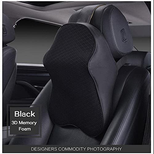 Image of Car Seat Headrest Neck Rest Cushion-Ergonomic Car Neck Pillow Durable 100% Pure Memory Foam Carseat Neck Support-Comfty Seat Back Pillows for Back Pain Relief(Pack of 1,Multicolor)