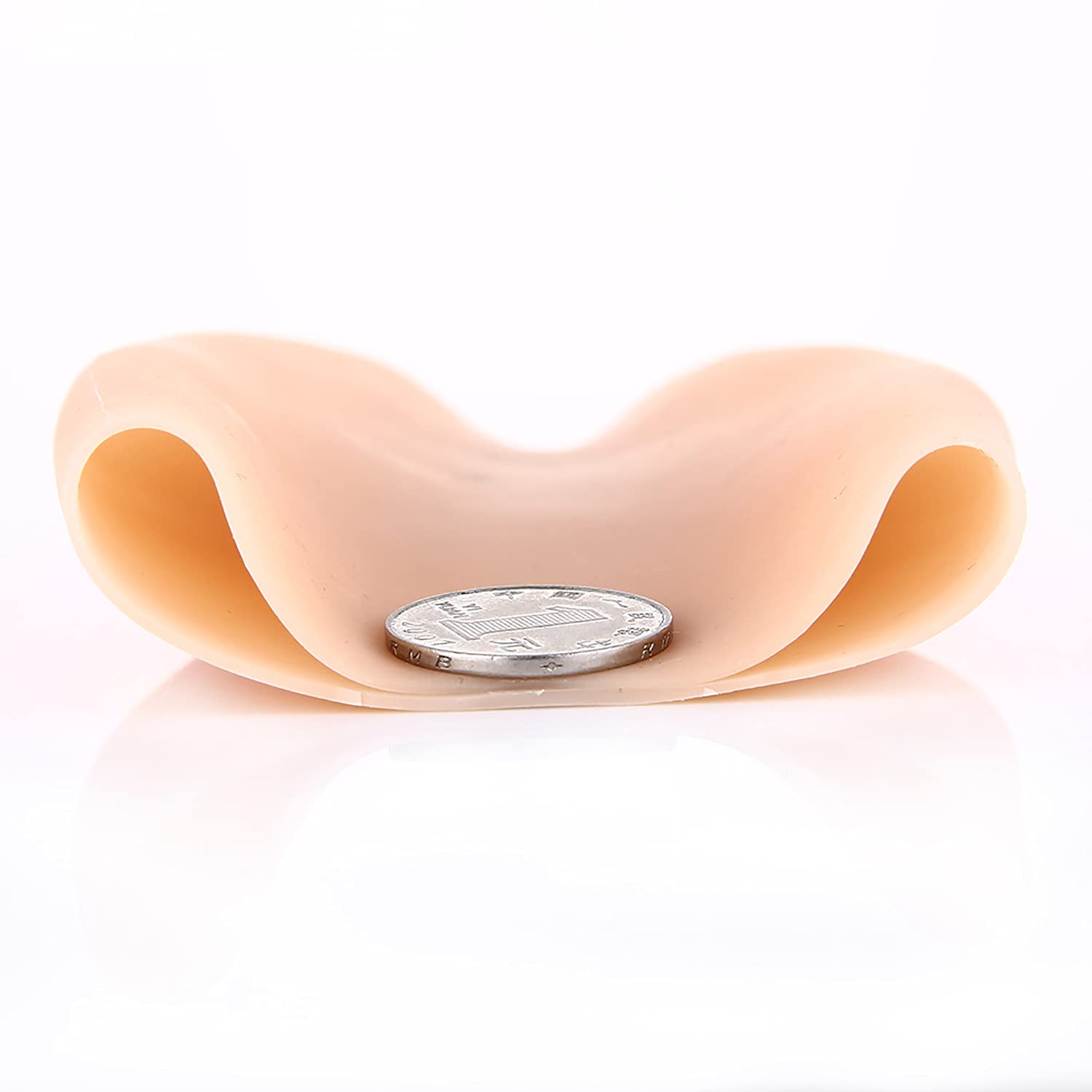 Manicotto in Silicone per Polpaccio Finto, Cuscinetto correttivo in Silicone a Spirale per Polpaccio, Adatto per Nascondere nei da cicatrici su Braccia e Gambe (1 pz)
