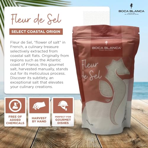 BOCA BLANCA - Premium Fleur de Sel 1LB bolsa miniatura 3