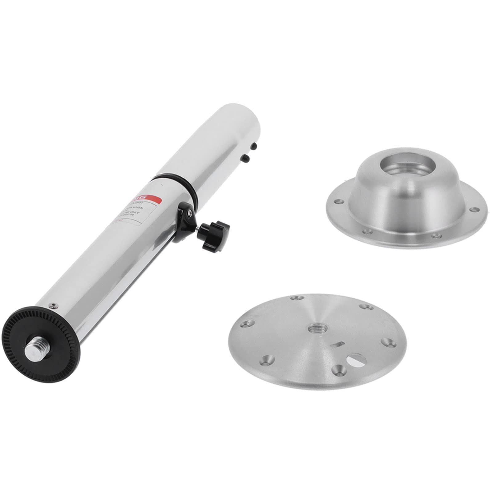 Piédestal de Table Réglable en Aluminium, Support de Bureau Universel, Hauteur 56-71 cm, Base de Montage pour Camping-Car et Yacht