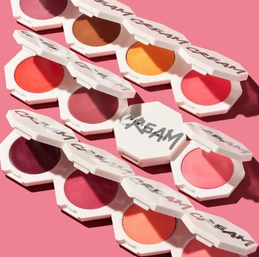 Fenty Beauty by Rihanna | Cheeks out freestyle - Colorete en crema | 3 gramos | by BELLA (08 Summertime Wine, 3 g (Paquete de 1))