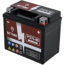 YTZ7S-BS Battery & Motorcycle Battery, Sealed SLA/AGM 12V6Ah ATV/UTV/Snowmoble/Motor bike Battery Maintenance Free & No tools for installation & Advanced Technology & Environmental