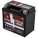 Battanux YTZ7S-BS Battery & Motorcycle Battery, Sealed SLA/AGM 12V6Ah ATV/UTV/Snowmoble/Motor bike Battery Maintenance Free & No tools for installation & Advanced Technology & Environmental