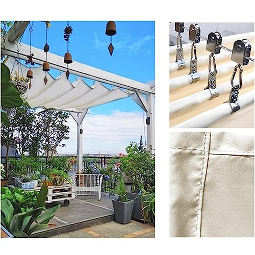 Toldo retráctil impermeable que evita el calor y las goteras en patios o terrazas 4