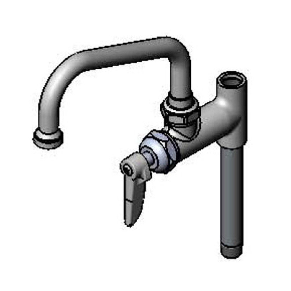 Robinet additionnel avec buse 15,2 cm, mamelon 12,7 cm et cartouche Cerama B-0155-05-CR