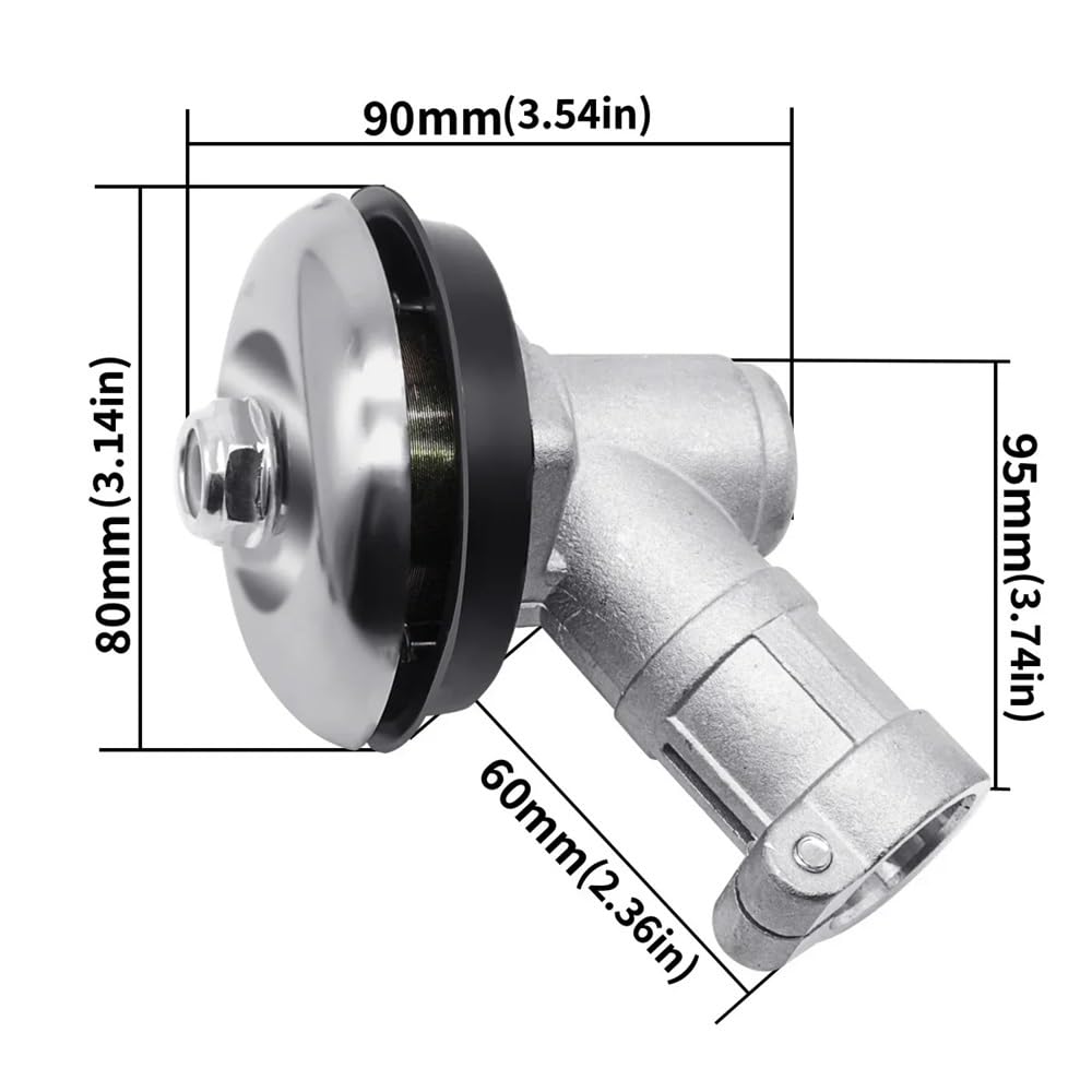 Compatible con Caja De Engranajes 26 Mm, 28 7 Y 9 Dientes, Cabezal Engranaje For Desbrozadora, Reemplazo Cortacésped, Piezas Herramienta Jardinería Parte(28mm 7t)