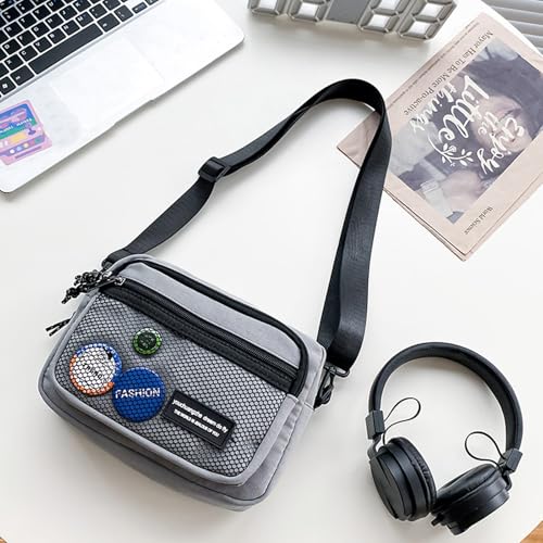 Small Crossbody Bags for Women and Men Cute Canvas Messenger Satchel Sling Shoulder Purse Men's Gifts2