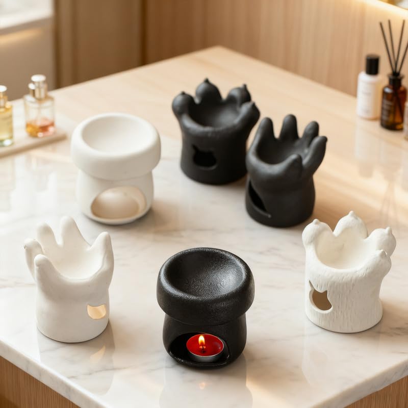 Difusor Aromático de Cera para Gatos de Cerámica miniatura 2