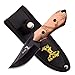 Elk Ridge ER-562BC-MC ER-562BC 4mm Fixed Blade with Nylon Sheath, Camo Coated Pakkawood, 6"