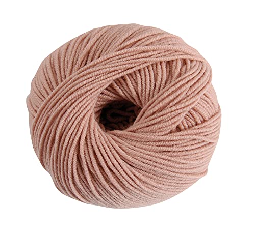 DMC Woolly Merino Yarn, Colour (045), Salmon, 50g, 12 x 12 x 7 cm - Image 3