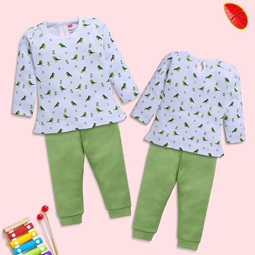 Image of LuvLap Baby-Girls F /S Girls Top & Pyjama Set