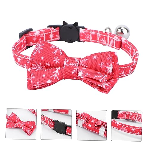 Collares para gatos con cascabel navideño que evitan enganches 6