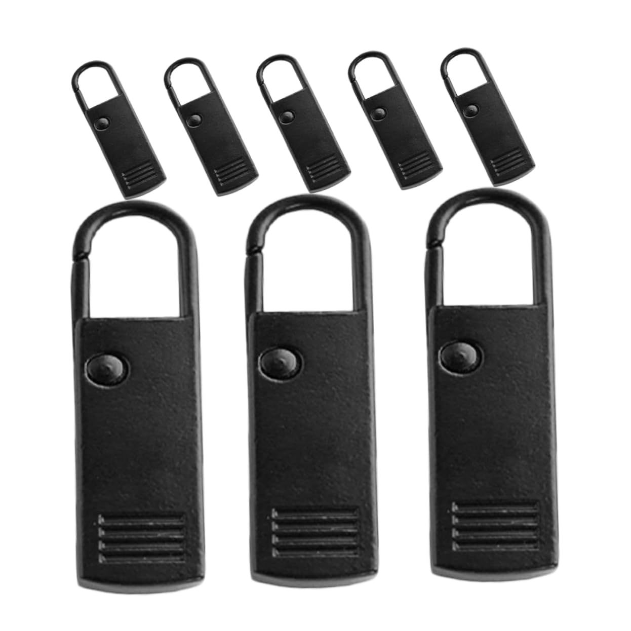 Alipis 40 Piezas Tirador de la cremallera zipper tankinis tirador de cremallera de repuesto reemplazo de de chaqueta pestaña de la del abrigo de ropa Metal