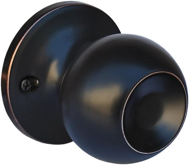 CONSTRUCTOR CON2846 Chronos Single Dummy Handle for Closet/Cabinet, Oil Rubbed Bronze Finish